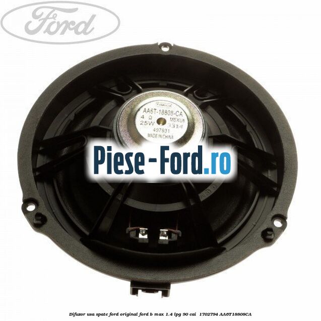 Difuzor usa spate Ford original Ford B-Max 1.4 LPG 90 cai  #436DA64F62