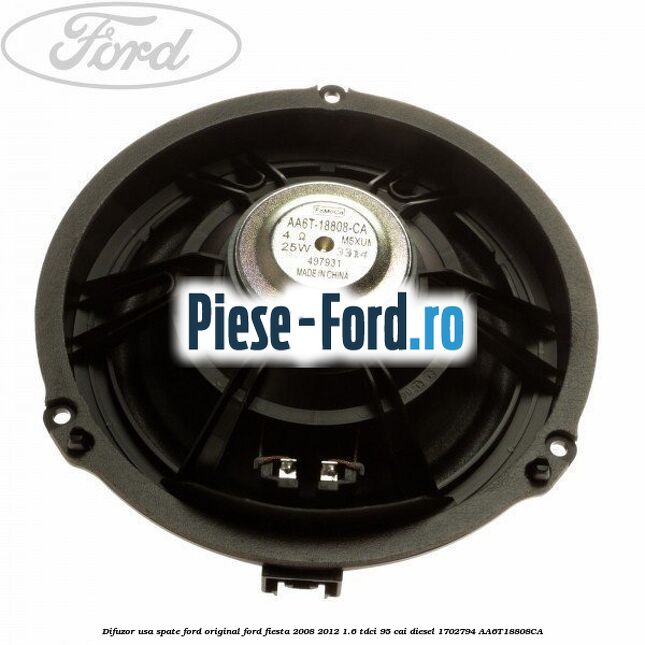 Difuzor usa spate Ford Fiesta 2008-2012 1.6 TDCi 95 cai diesel