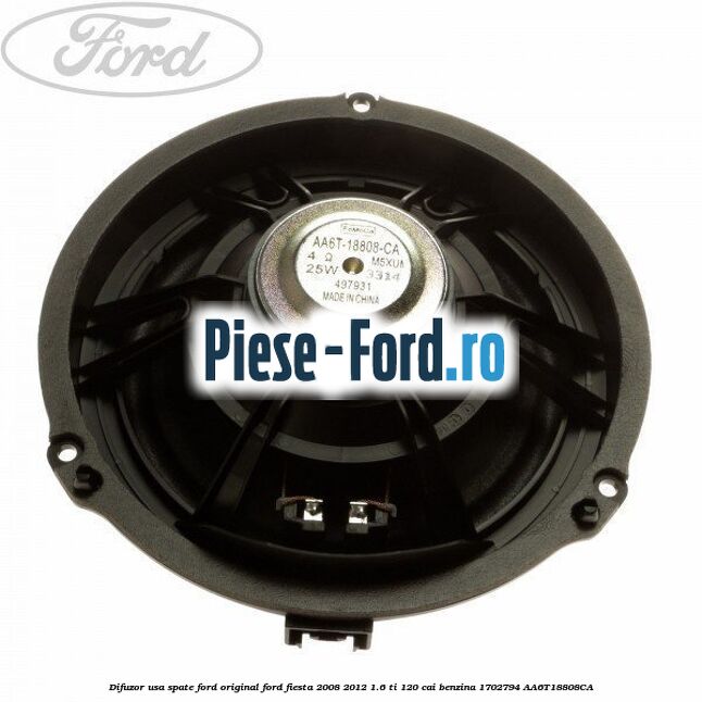 Difuzor usa spate Ford Fiesta 2008-2012 1.6 Ti 120 cai benzina