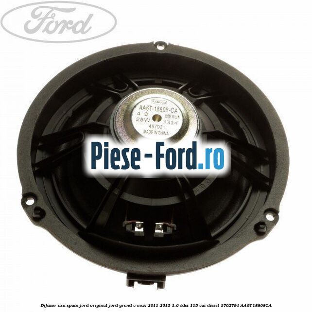 Difuzor usa spate Ford original Ford Grand C-Max 2011-2015 1.6 TDCi 115 cai diesel