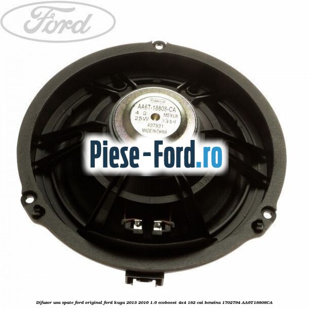 Difuzor usa fata/spate Ford original Ford Kuga 2013-2016 1.6 EcoBoost 4x4 182 cai benzina
