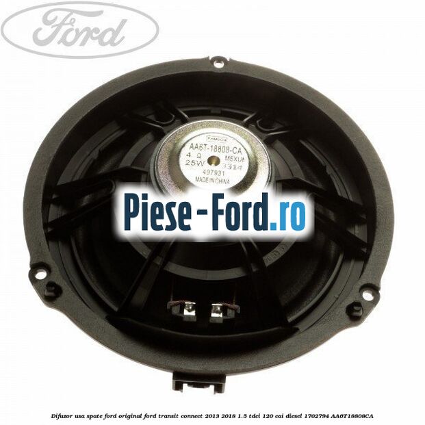 Difuzor usa spate Ford original Ford Transit Connect 2013-2018 1.5 TDCi 120 cai diesel