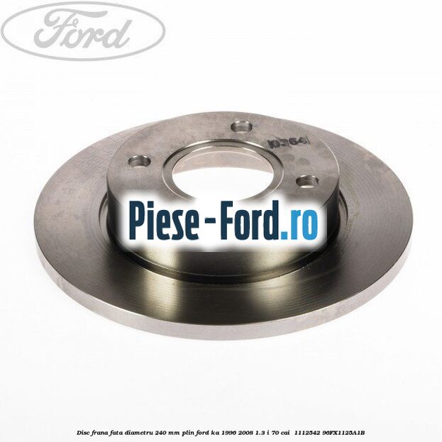Disc frana fata diametru 240 mm plin Ford Ka 1996-2008 1.3 i 70 cai  #13C8804CC6