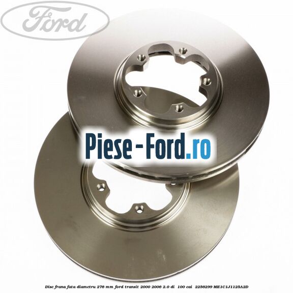 Disc frana fata diametru 276 mm Ford Transit 2000-2006 2.0 DI 100 cai #52199076E2 Disc frana fata diametru 276 mm Ford Transit 2000-2006 2.0 DI 100 cai #52199076E2