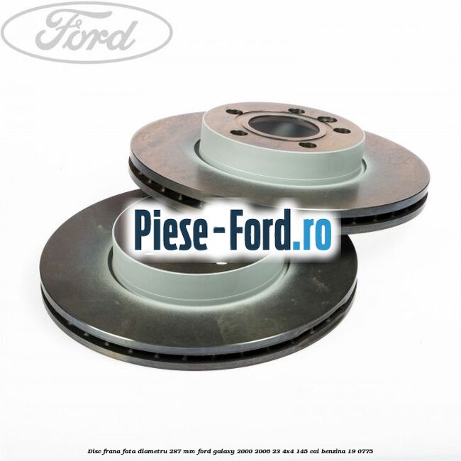 Disc frana fata diametru 287 mm Ford Galaxy 2000-2006 2.3 4x4 145 cai #61EE5DD7E9