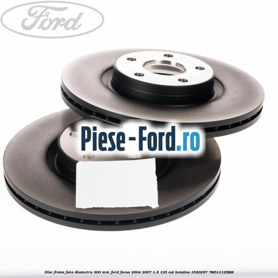 Disc frana fata diametru 300 mm Ford Focus 2004-2007 1.8 125 cai benzina #A050634BA4