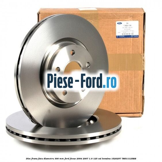 Disc frana fata diametru 300 mm Ford Focus 2004-2007 1.8 125 cai benzina #A050634BA4