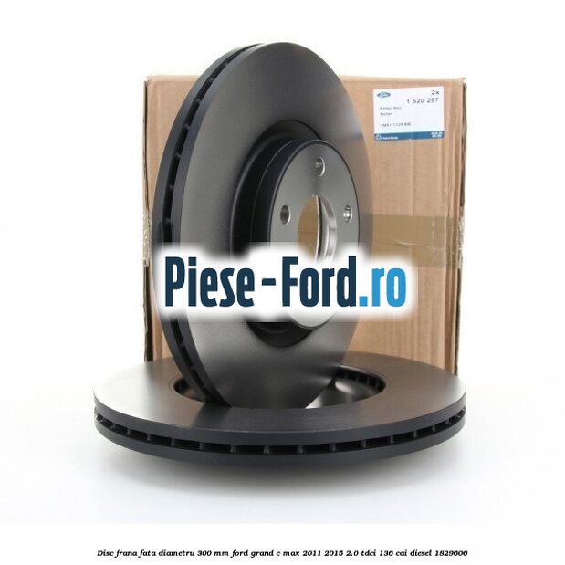 Disc frana fata diametru 300 mm Ford Grand C-Max 2011-2015 2.0 TDCi 136 cai #5A24DB7C3A