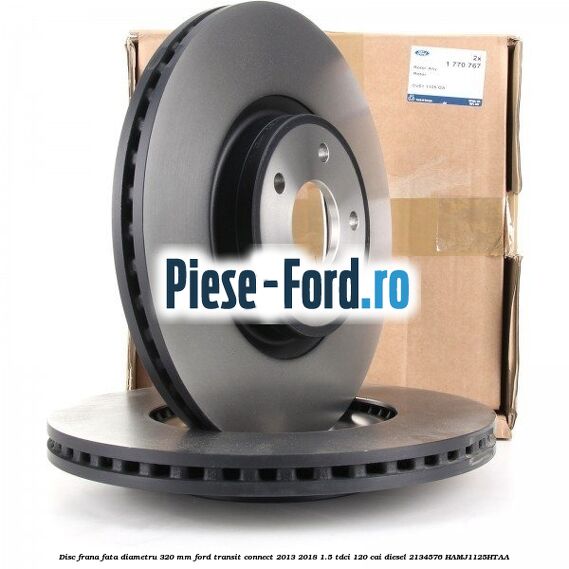 Disc frana fata diametru 300 mm Ford Transit Connect 2013-2018 1.5 TDCi 120 cai diesel