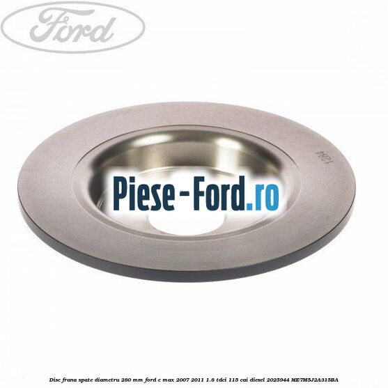 Disc frana spate diametru 280 mm Ford C-Max 2007-2011 1.8 TDCi 115 cai diesel #053C48376B