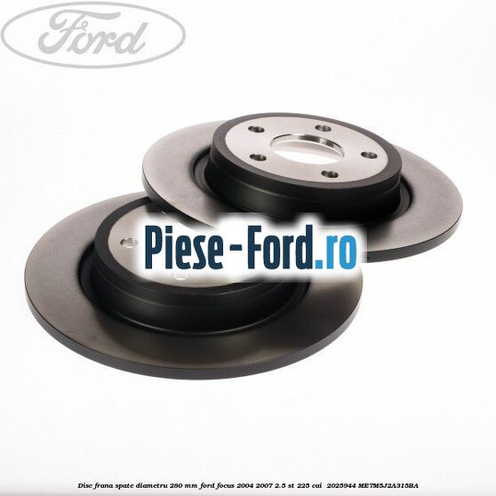 Disc frana spate diametru 280 mm Ford Focus 2004-2007 2.5 ST 225 cai  #FF66AC4C77