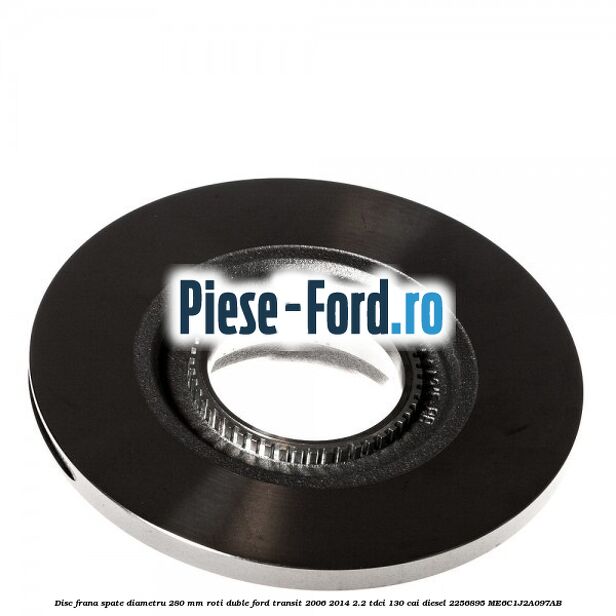 Disc frana spate diametru 280 mm roti duble Ford Transit 2006-2014 2.2 TDCi 130 cai diesel #618EB88BF2