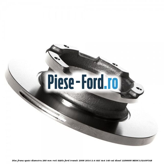 Disc frana spate diametru 280 mm roti duble Ford Transit 2006-2014 2.4 TDCi 4x4 140 cai diesel #325FDAC26B