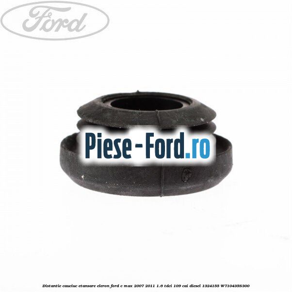 Distantie cauciuc etansare eleron Ford C-Max 2007-2011 1.6 TDCi 109 cai diesel