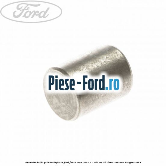Distantier brida prindere injector Ford Fiesta 2008-2012 1.6 TDCi 95 cai diesel