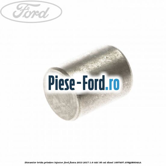 Conducta retur filtru combustibil sub carcasa Ford Fiesta 2013-2017 1.6 TDCi 95 cai diesel