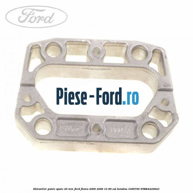 Distantier punte spate 20 mm Ford Fiesta 2005-2008 1.3 69 cai #C1B4F89FA3