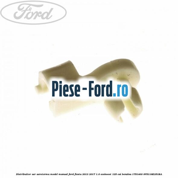 Distribuitor aer aeroterma model manual Ford Fiesta 2013-2017 1.0 EcoBoost 125 cai benzina