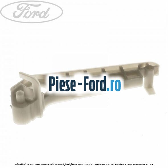 Distribuitor aer aeroterma model manual Ford Fiesta 2013-2017 1.0 EcoBoost 125 cai benzina