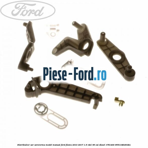 Distribuitor aer aeroterma model manual Ford Fiesta 2013-2017 1.5 TDCi 95 cai diesel