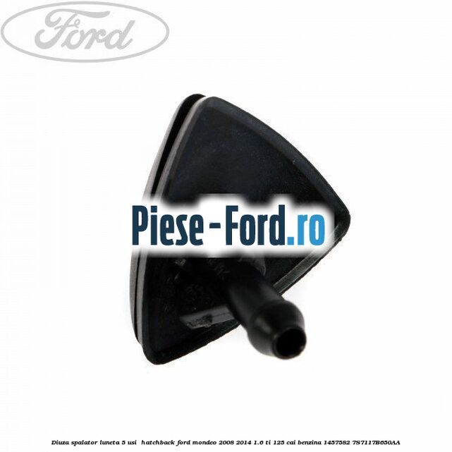 Conector T furtun alimentare diuze spalator parbriz Ford Mondeo 2008-2014 1.6 Ti 125 cai benzina