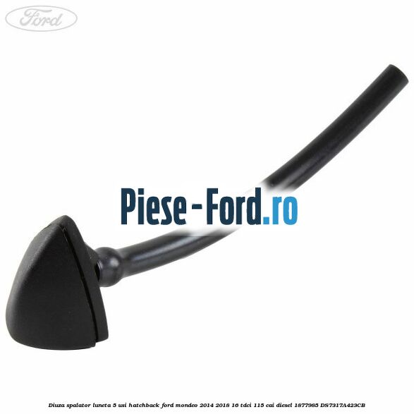 Diuza spalator luneta 5 usi hatchback Ford Mondeo 2014-2018 1.6 TDCi 115 cai #611C9464E6