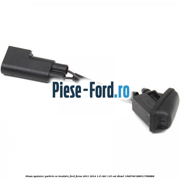 Diuza spalator parbriz cu incalzire Ford Focus 2011-2014 1.6 TDCi 115 cai diesel #3B8C54D45B