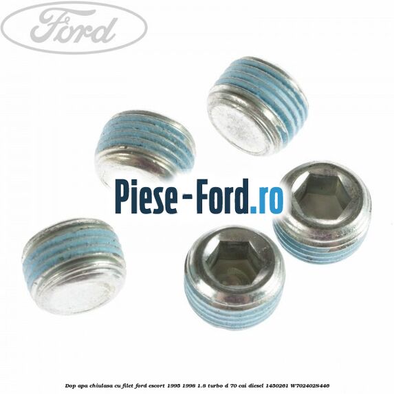 Dop apa chiulasa cu filet Ford Escort 1995-1998 1.8 Turbo D 70 cai diesel #6041E5260D