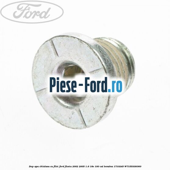 Dop apa chiulasa, cu filet Ford Fiesta 2002-2005 1.6 16V 100 cai benzina #45B85B12B6