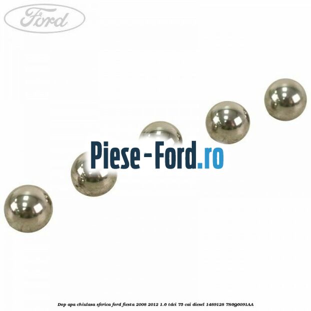Dop apa chiulasa sferica Ford Fiesta 2008-2012 1.6 TDCi 75 cai diesel
