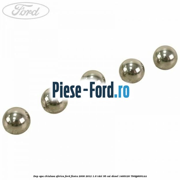 Dop apa chiulasa sferica Ford Fiesta 2008-2012 1.6 TDCi 95 cai diesel