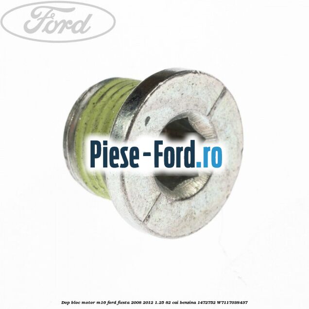 Dop bloc motor M16 Ford Fiesta 2008-2012 1.25 82 cai benzina
