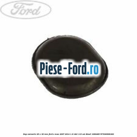 Dop caroserie 20 x 0.7 mm Ford S-Max 2007-2014 1.6 TDCi 115 cai diesel