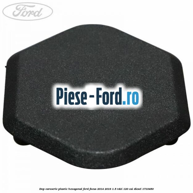 Dop caroserie, plastic hexagonal Ford Focus 2014-2018 1.5 TDCi 120 cai