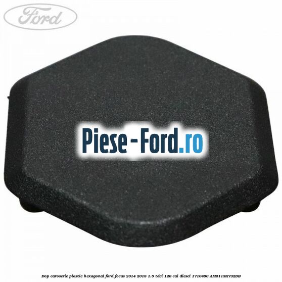 Dop caroserie, plastic hexagonal Ford Focus 2014-2018 1.5 TDCi 120 cai diesel