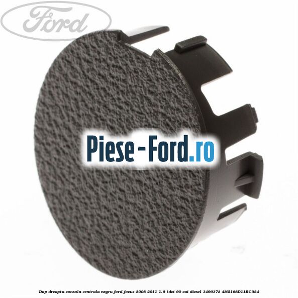 Dop dreapta consola centrala negru Ford Focus 2008-2011 1.6 TDCi 90 cai diesel #A7863A6DA4