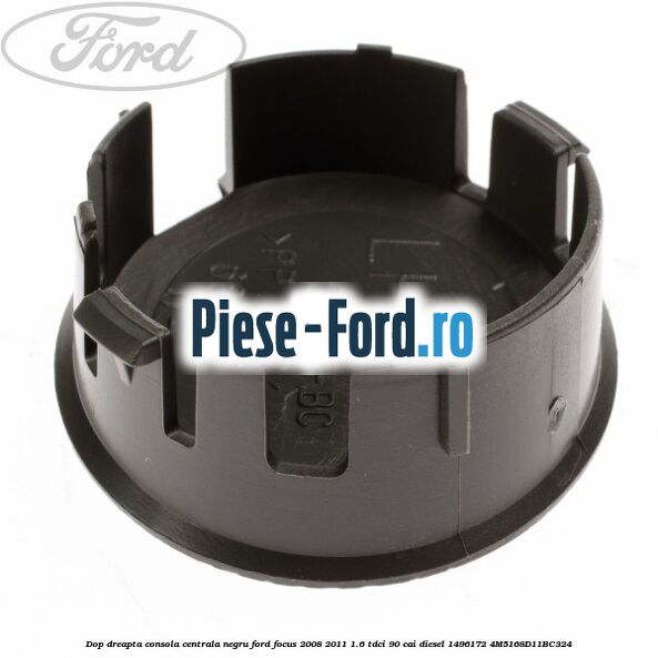 Dop dreapta consola centrala negru Ford Focus 2008-2011 1.6 TDCi 90 cai diesel #A7863A6DA4