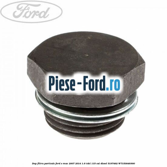 Brida prindere catalizator Ford S-Max 2007-2014 1.6 TDCi 115 cai diesel