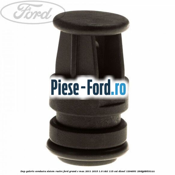 Conector furtun incalzire auxiliara Ford Grand C-Max 2011-2015 1.6 TDCi 115 cai diesel