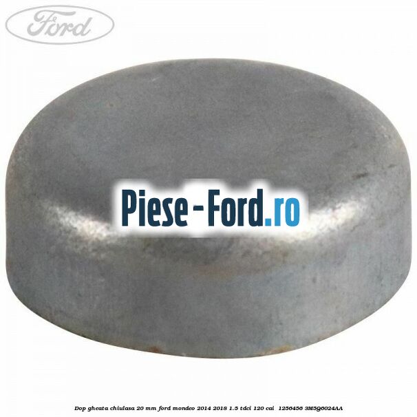 Dop gheata chiulasa 20 MM Ford Mondeo 2014-2018 1.5 TDCi 120 cai  #72B82C80A3