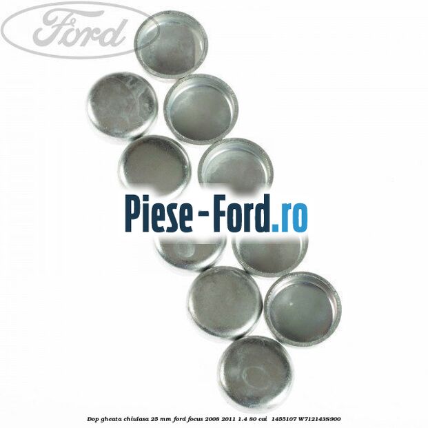 Dop gheata chiulasa 25 mm Ford Focus 2008-2011 1.4 80 cai  #F90E3248F1