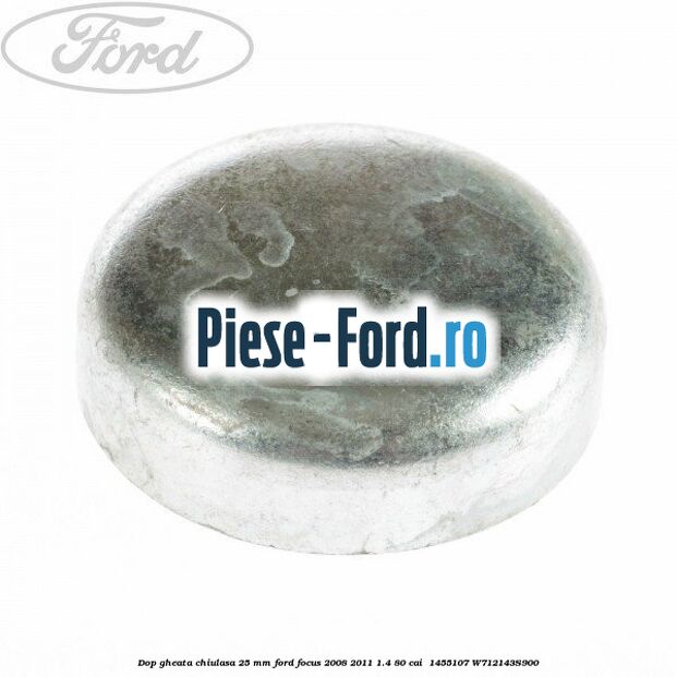 Dop gheata chiulasa 25 mm Ford Focus 2008-2011 1.4 80 cai  #F90E3248F1