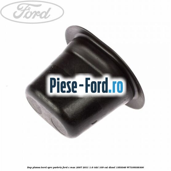 Dop ornament stalp usa fata culoare pewter Ford C-Max 2007-2011 1.6 TDCi 109 cai diesel