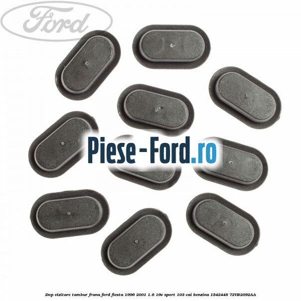 Dop vizitare tambur frana Ford Fiesta 1996-2001 1.6 16V Sport 103 cai benzina #0BCB86C9B7