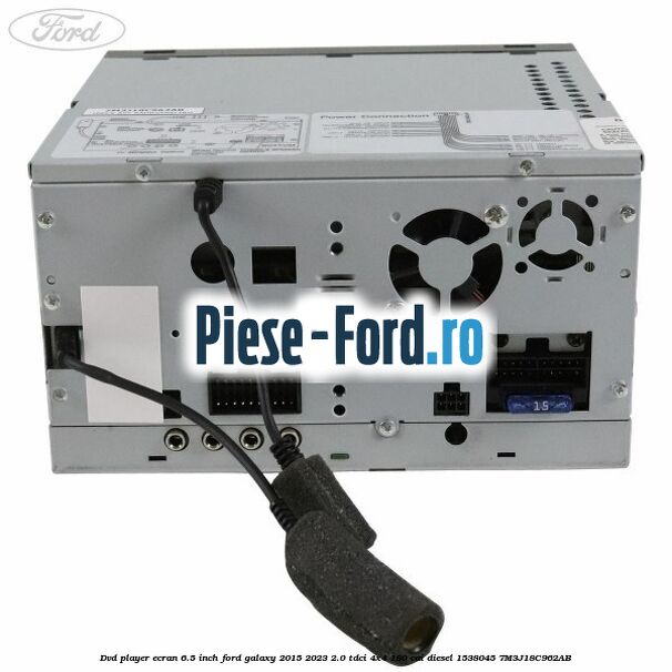 DVD player ecran 6.5 inch Ford Galaxy 2015-2023 2.0 TDCi 4x4 180 cai diesel #E84F0DF3BF