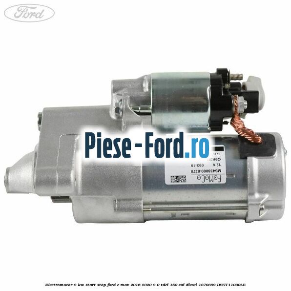Electromotor 2 KW start stop Ford C-Max 2016-2020 2.0 TDCi 150 cai diesel #C9B1E4AF8A