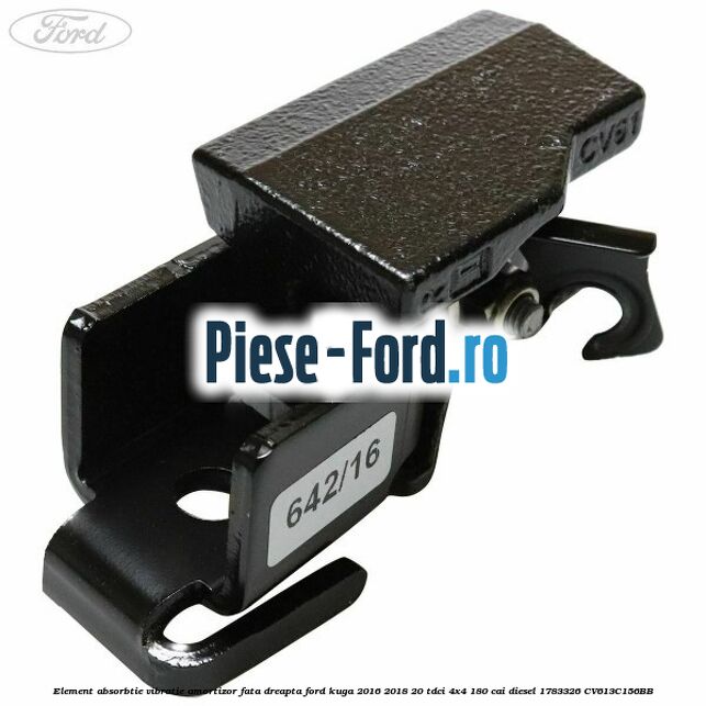 Element absorbtie vibratie amortizor fata dreapta Ford Kuga 2016-2018 2.0 TDCi 4x4 180 cai #969D9A4EDE