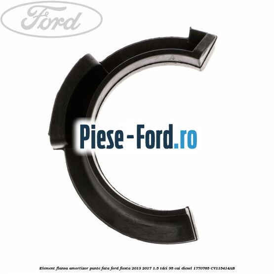 1 Pachet rulment sarcina amortizor punte fata cu flansa Ford Fiesta 2013-2017 1.5 TDCi 95 cai diesel