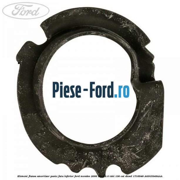 Element flansa amortizor punte fata inferior Ford Mondeo 2008-2014 2.0 TDCi 130 cai diesel #89B5965C60