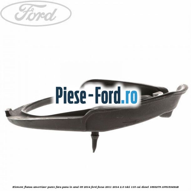 1 Pachet rulment sarcina amortizor punte fata cu flansa Ford Focus 2011-2014 2.0 TDCi 115 cai diesel